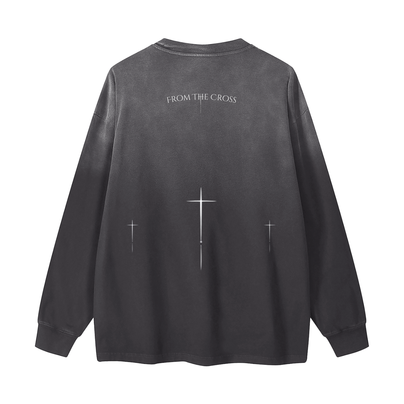 'Holy Sacrifice' Gradient Wash Long Sleeve