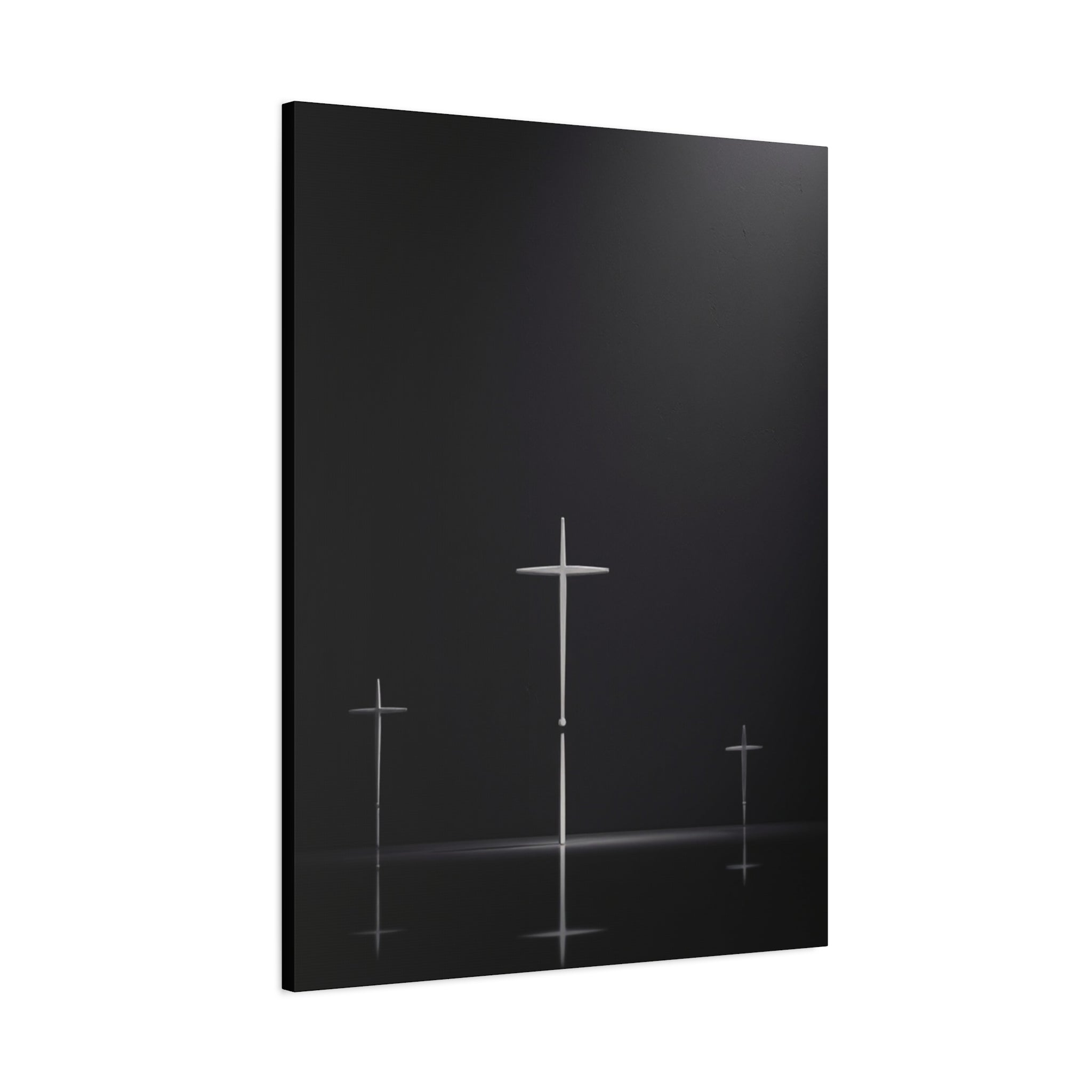 Matte 'From The Cross" Canvas, Stretched