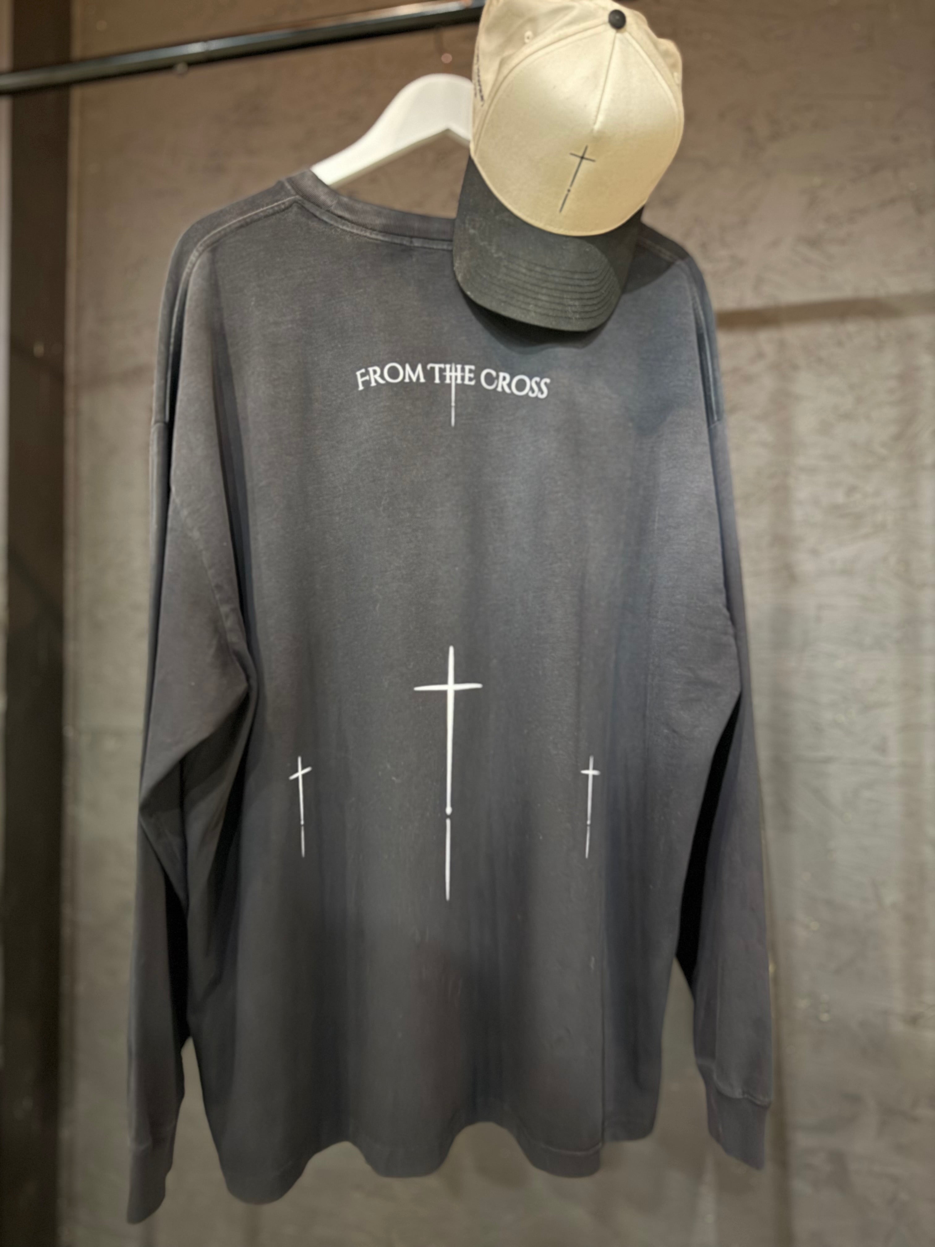 'Holy Sacrifice' Gradient Wash Long Sleeve