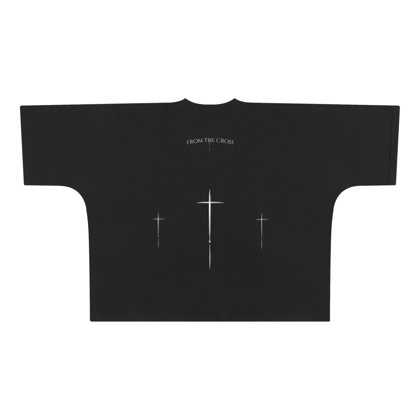 'Holy Sacrifice' Drop Shoulder Tee (Black)
