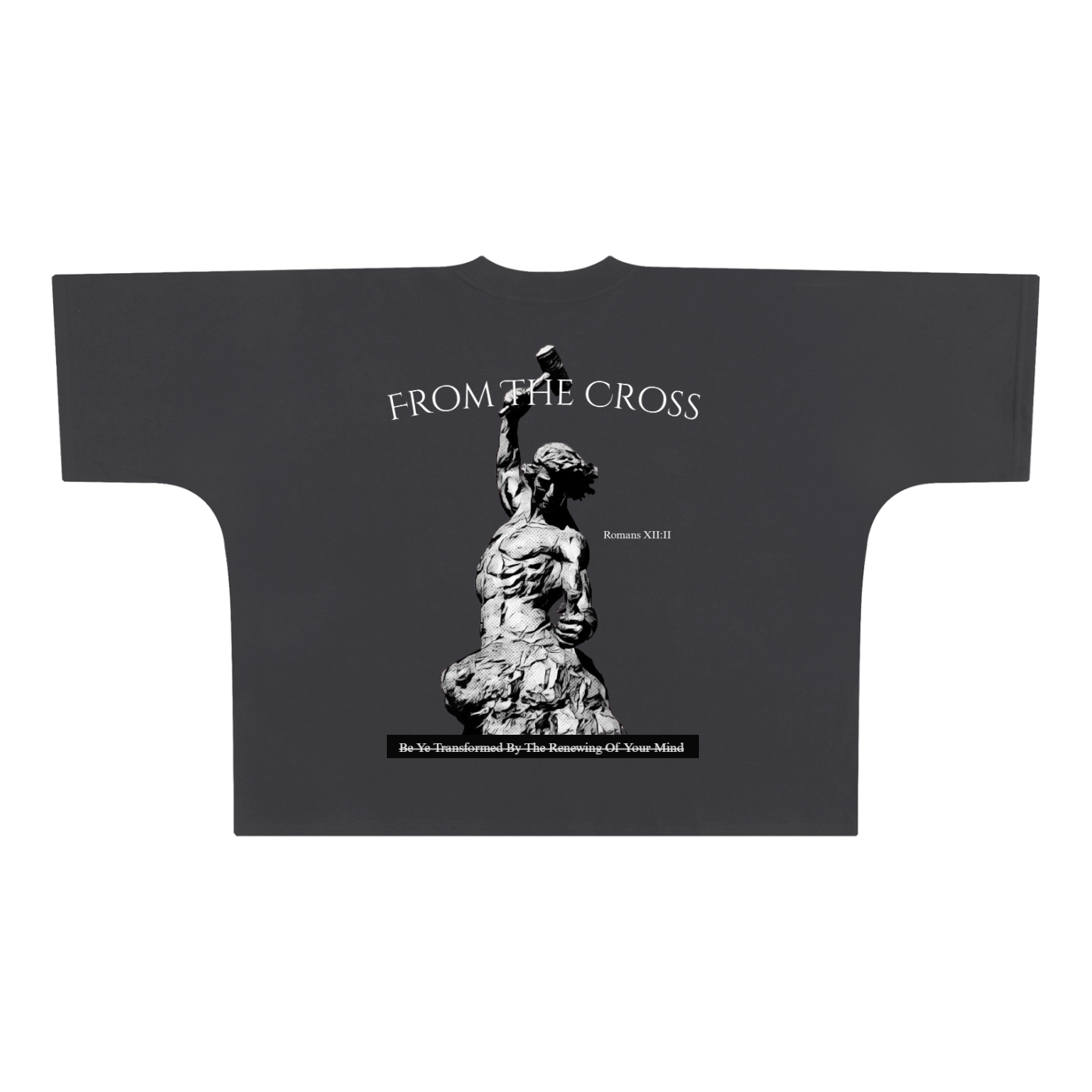 'Carved From Stone' Drop Shoulder Tee